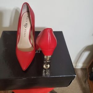 Katy Perry red slip on pump size 6.5.